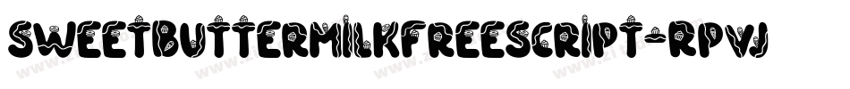 SweetButtermilkFreeScript-Rpvj6字体转换