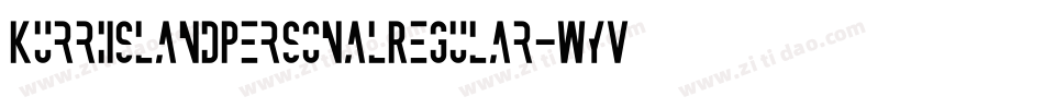 KurriIslandPersonalRegular-WyVaV字体转换