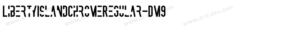LibertyIslandChromeRegular-Dm9D字体转换