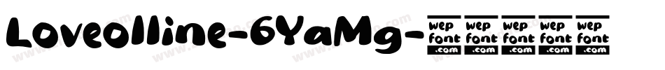 Loveolline-6YaMg字体转换
