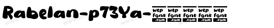 Rabelan-p73Ya字体转换