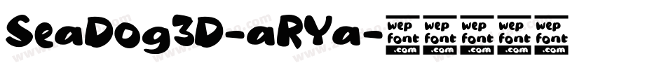 SeaDog3D-aRYa字体转换