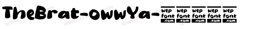 TheBrat-owwYa字体转换