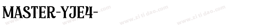 Master-YjE4字体转换