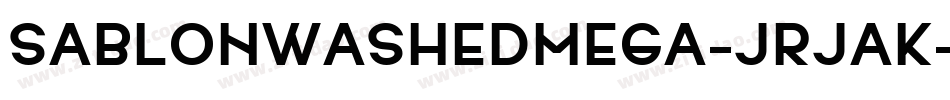 SablonWashedMega-JRJAK字体转换
