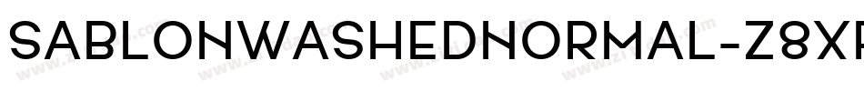 SablonWashedNormal-z8XpL字体转换