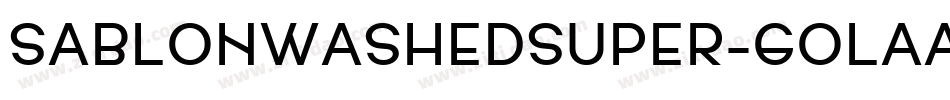 SablonWashedSuper-GOlAA字体转换