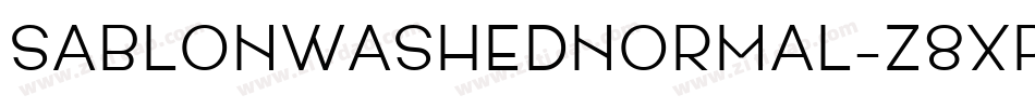SablonWashedNormal-z8XpL字体转换