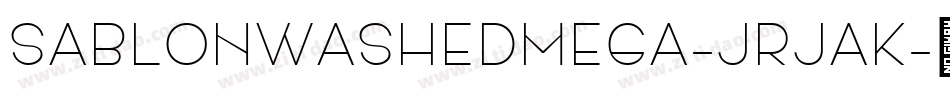 SablonWashedMega-JRJAK字体转换