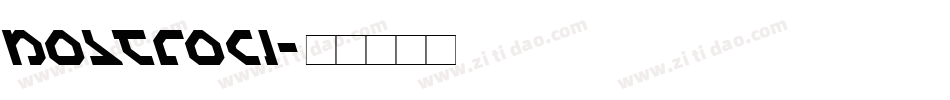 nostroci字体转换
