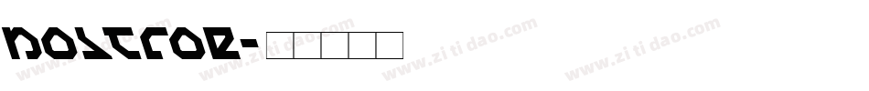 nostroe字体转换