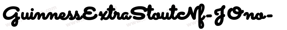 GuinnessExtraStoutNf-JOno字体转换