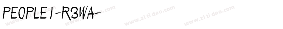 People1-r3WA字体转换