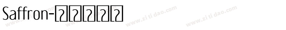 Saffron字体转换