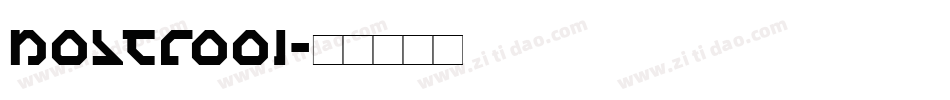 nostrooi字体转换