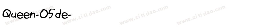 Queen-O5de字体转换