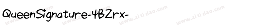 QueenSignature-4BZrx字体转换