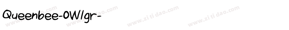 Queenbee-0Wlgr字体转换