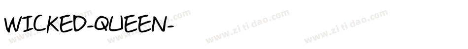 WICKED-QUEEN字体转换