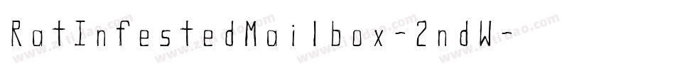 RatInfestedMailbox-2ndW字体转换