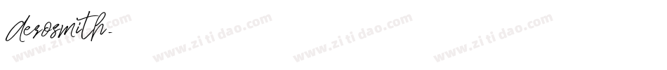 Aerosmith字体转换