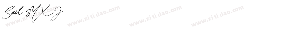 Sail-8YXJ字体转换