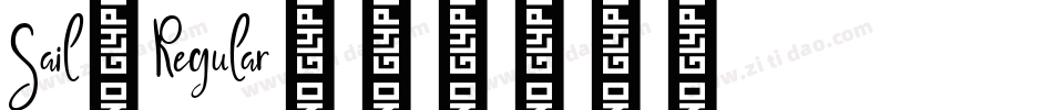 Sail-Regular字体转换