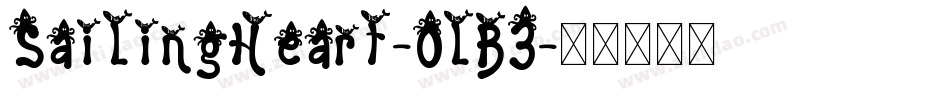 SailingHeart-OlB3字体转换