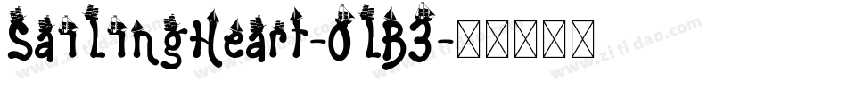 SailingHeart-OlB3字体转换