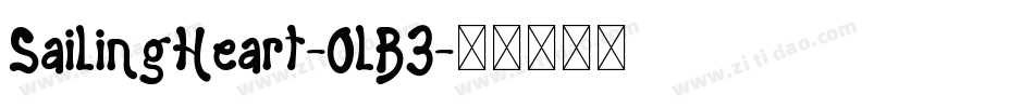 SailingHeart-OlB3字体转换