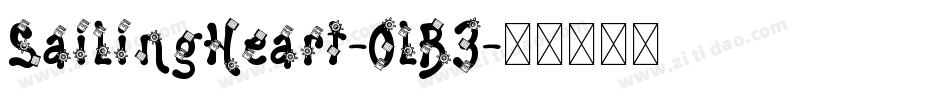 SailingHeart-OlB3字体转换