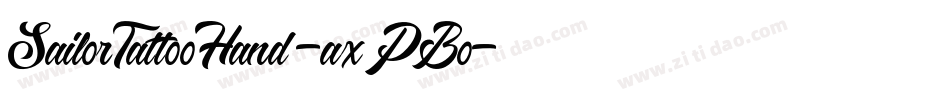 SailorTattooHand-axPBo字体转换