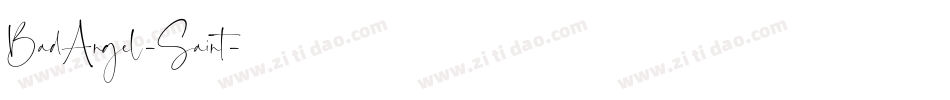 BadAngel-Saint字体转换