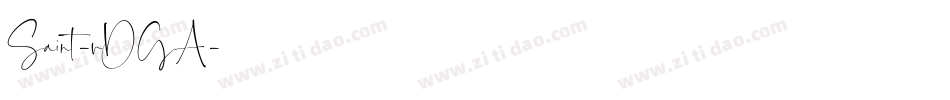 Saint-rDGA字体转换