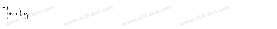 Timothy字体转换