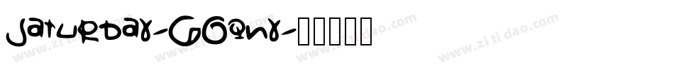 Saturday-GOqny字体转换