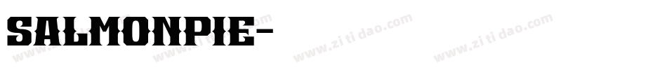 Salmonpie字体转换
