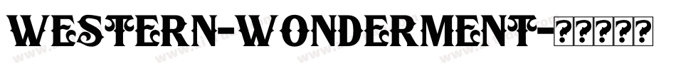 Western-Wonderment字体转换