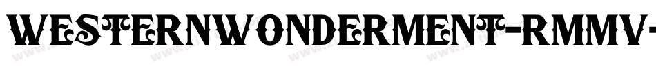 WesternWonderment-RMMV字体转换