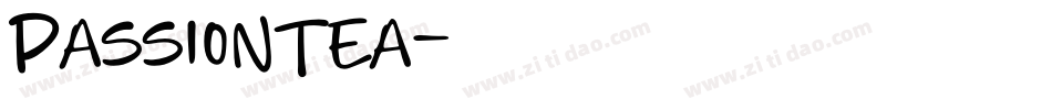 PassionTea字体转换