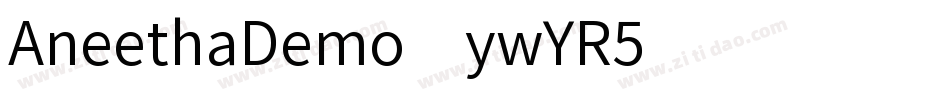 AneethaDemo-ywYR5字体转换