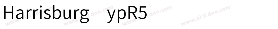 Harrisburg-ypR5字体转换