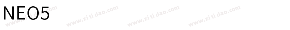 NEO5字体转换