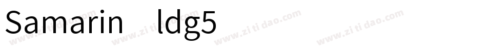 Samarin-ldg5字体转换
