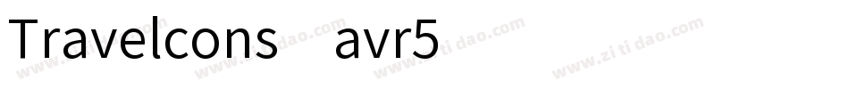 Travelcons-avr5字体转换