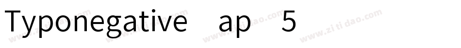 Typonegative-apx5字体转换