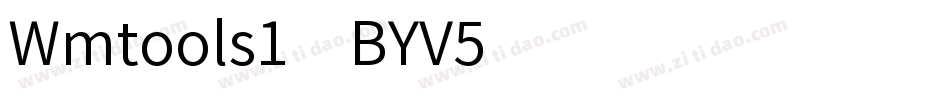 Wmtools1-BYV5字体转换