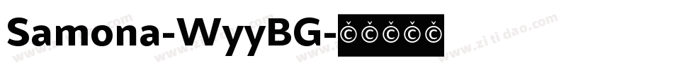 Samona-WyyBG字体转换