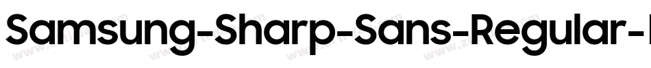 Samsung-Sharp-Sans-Regular字体转换
