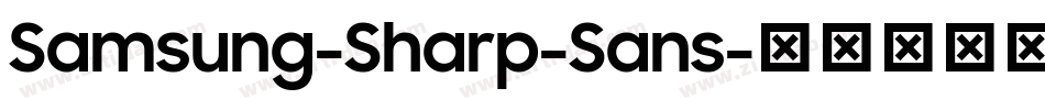 Samsung-Sharp-Sans字体转换
